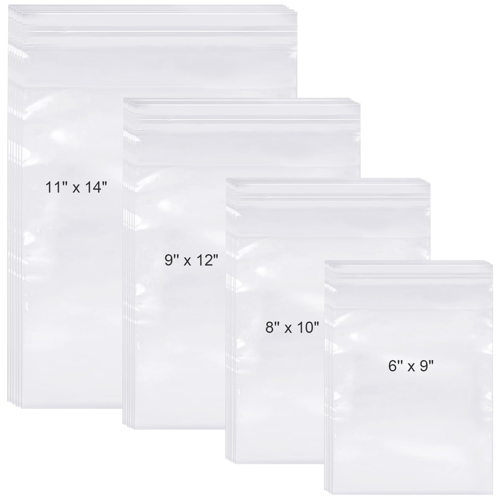 Amazon.com: Kosiz 600 Pcs Cello Bags, 6'' X 9